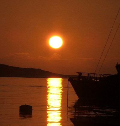 Sunset over the Scillies