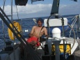 Adam after 10 days in the Atlantic