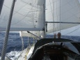 Three sails a-running