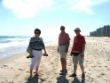 Frank, Anne and Lawry on North Hutchinson beach